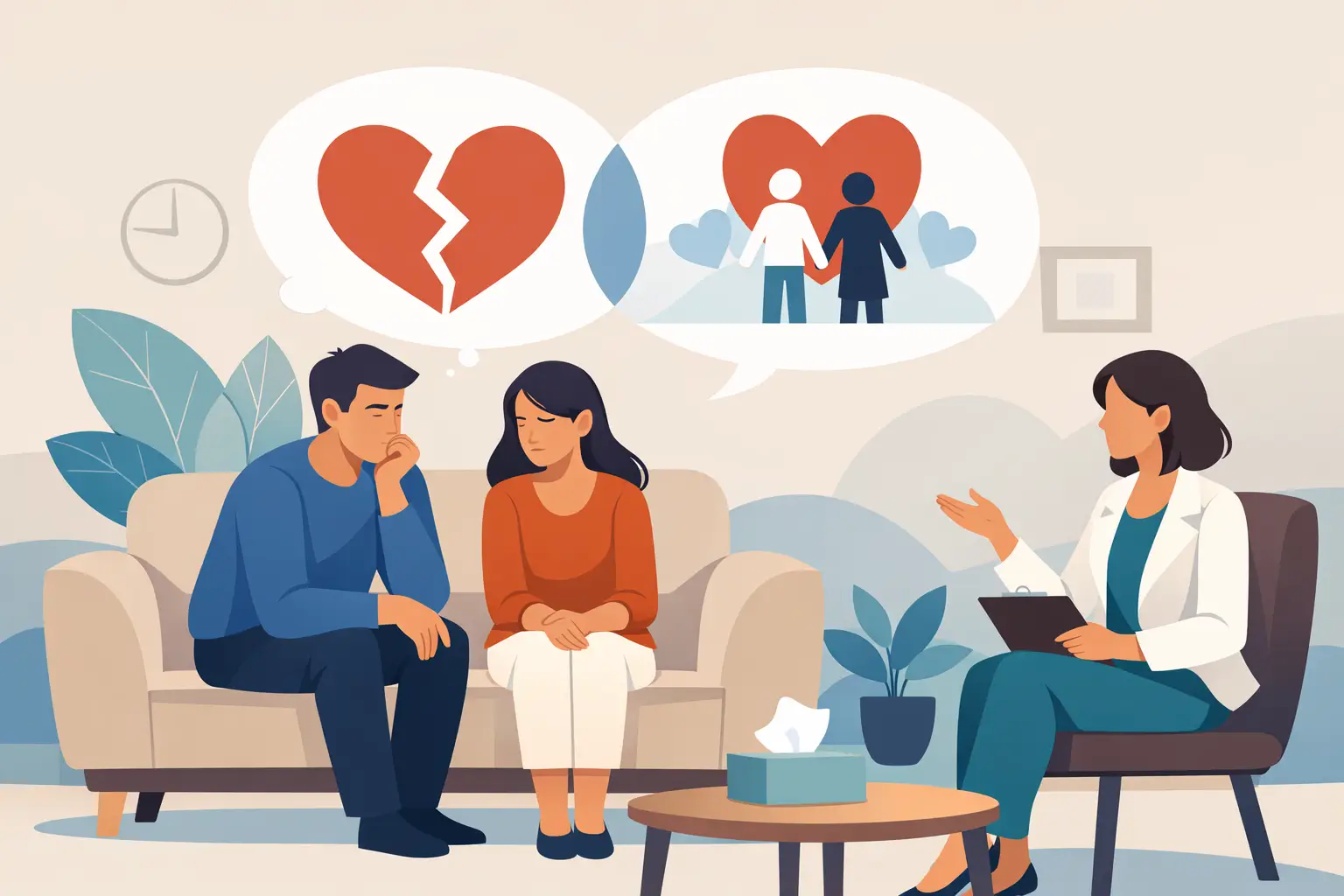Terapia de pareja psicológica: cuándo ayuda